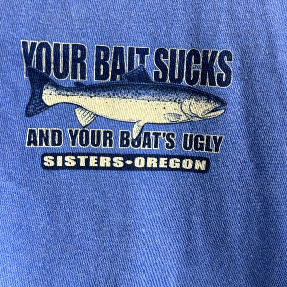 Sisters Oregon Fishing T-shirt. Large - Picture 2 of 8